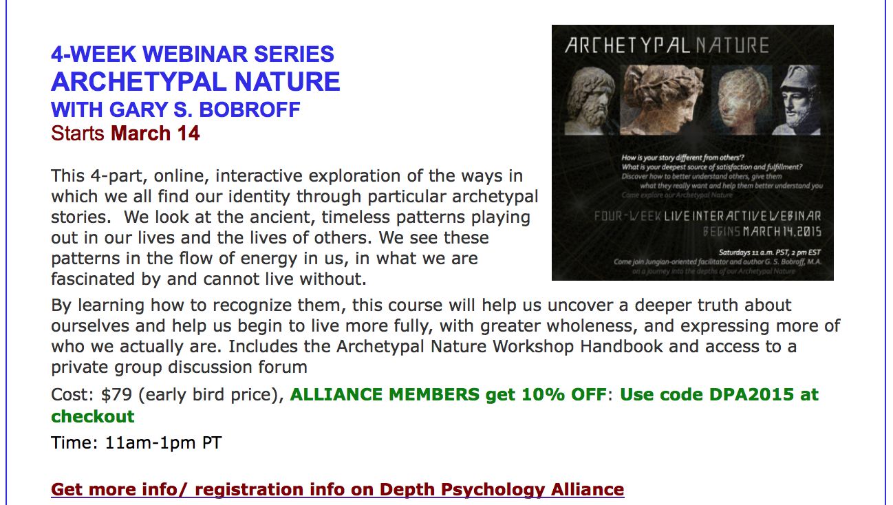 archetypal nature webinar